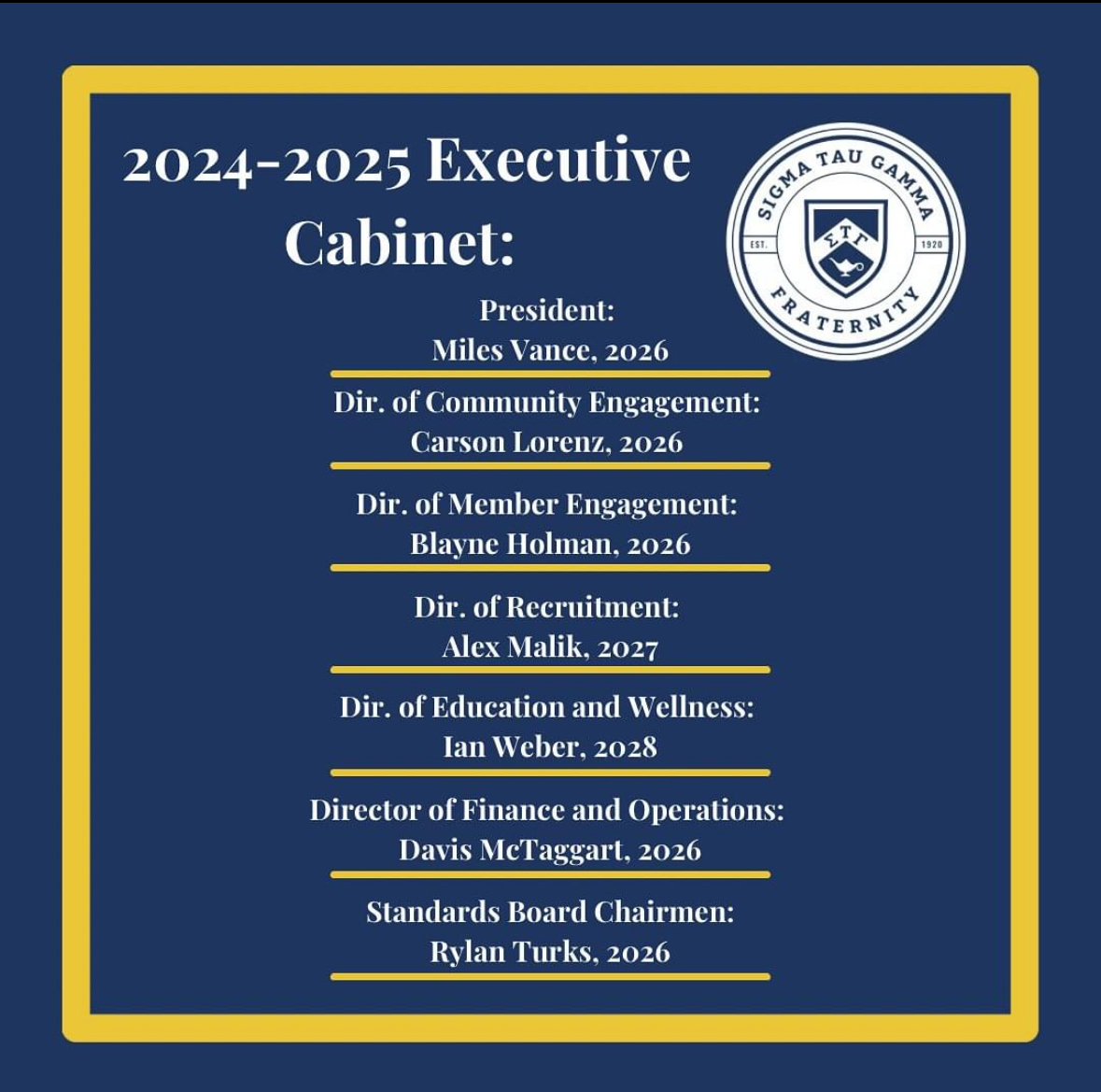 2024-2025 Cabinet